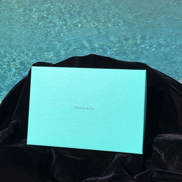 Tiffany Coffee Cups in Bone China, Set of two New In Box - Picture 4 of 13